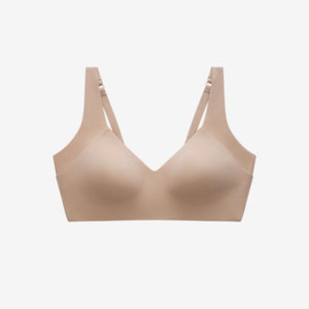ThirdLove Comfortstretch Smoothing Wireless Bra Taupe - Size 1X